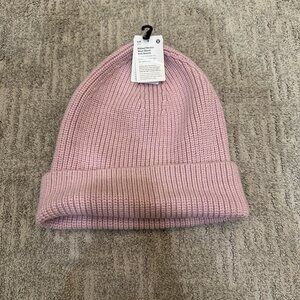 lululemon athletica Pink Knit Beanie